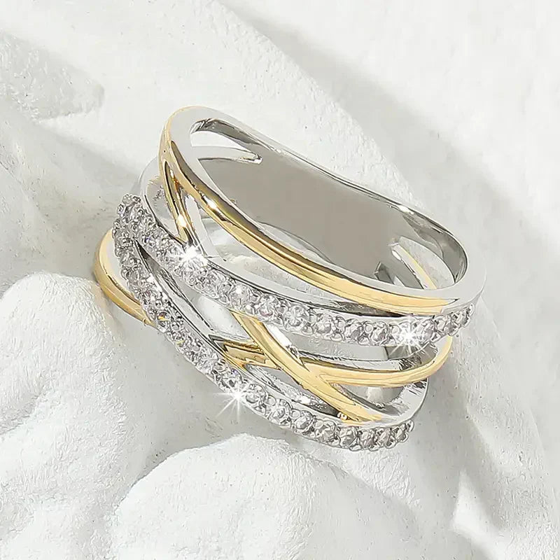 Celine Two-Tone Ring