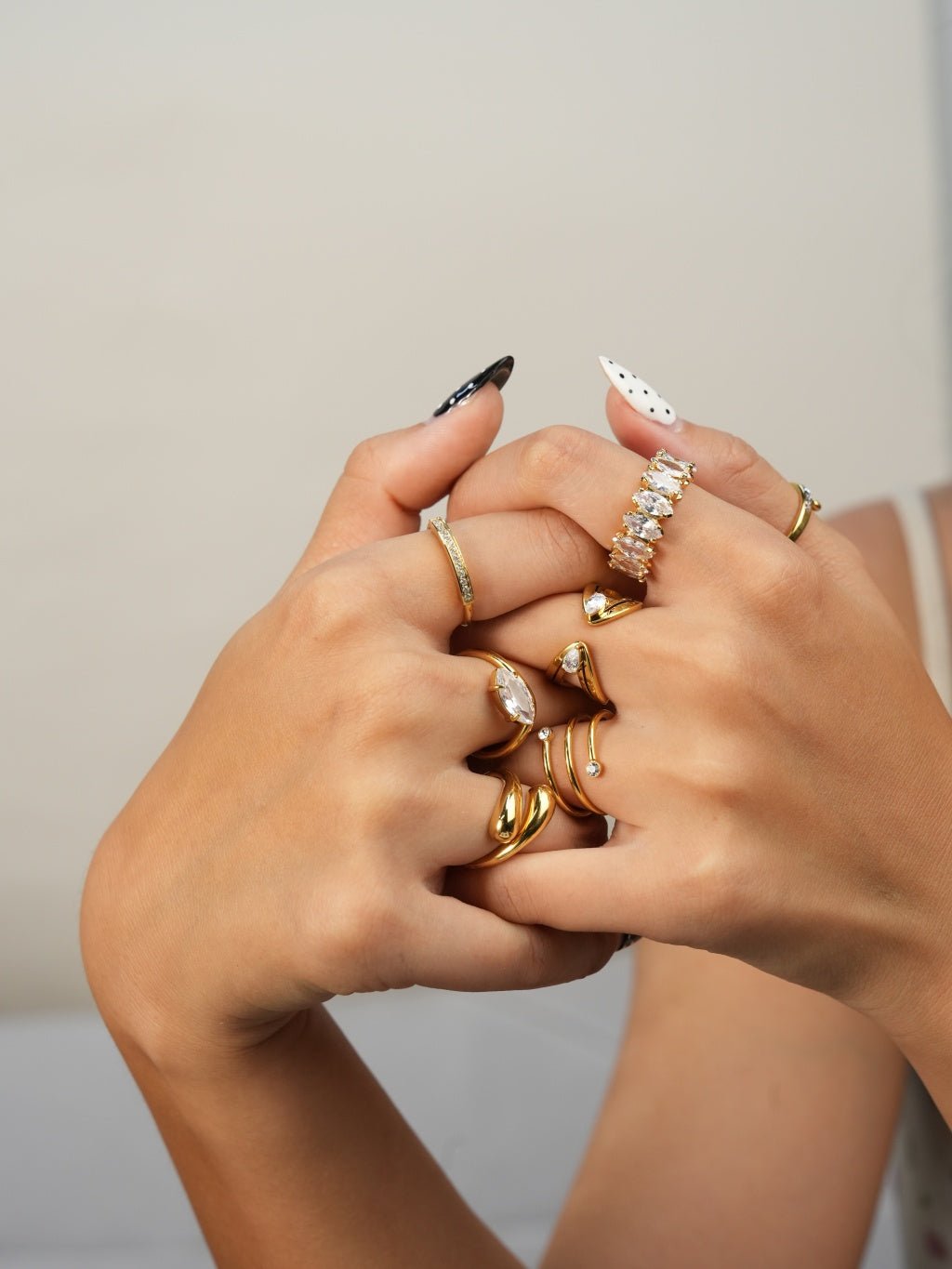 Double Twist Ring Gold