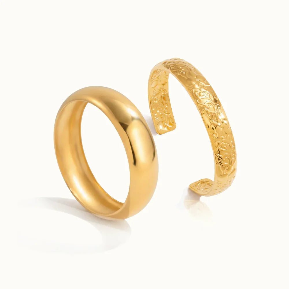 Odile Texture Bangle Bundle