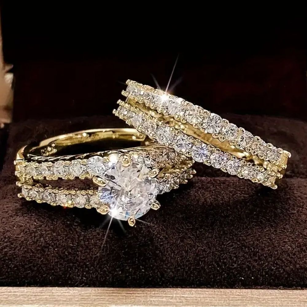 Aurora Radiance Ring Set