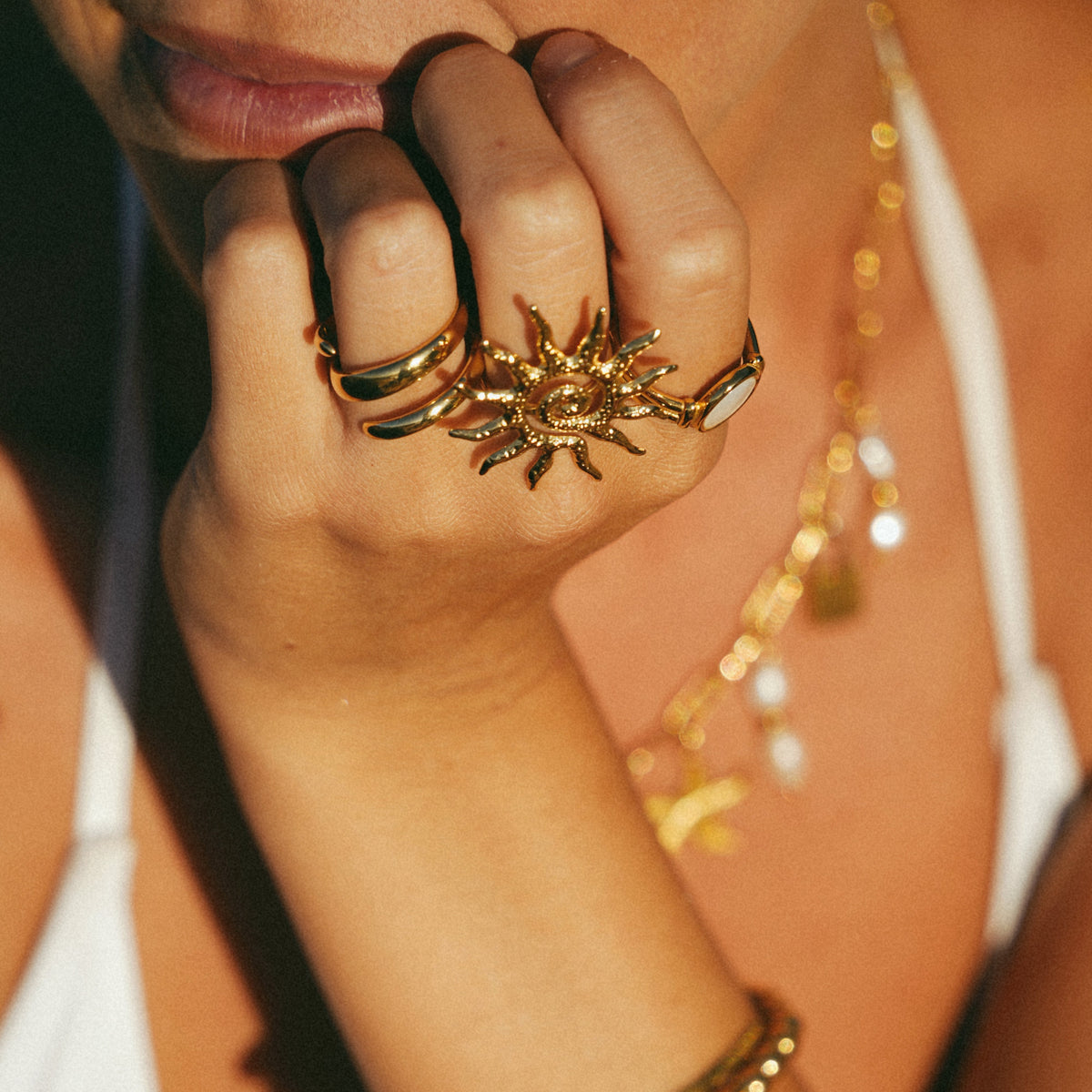 Misty Shell Ring