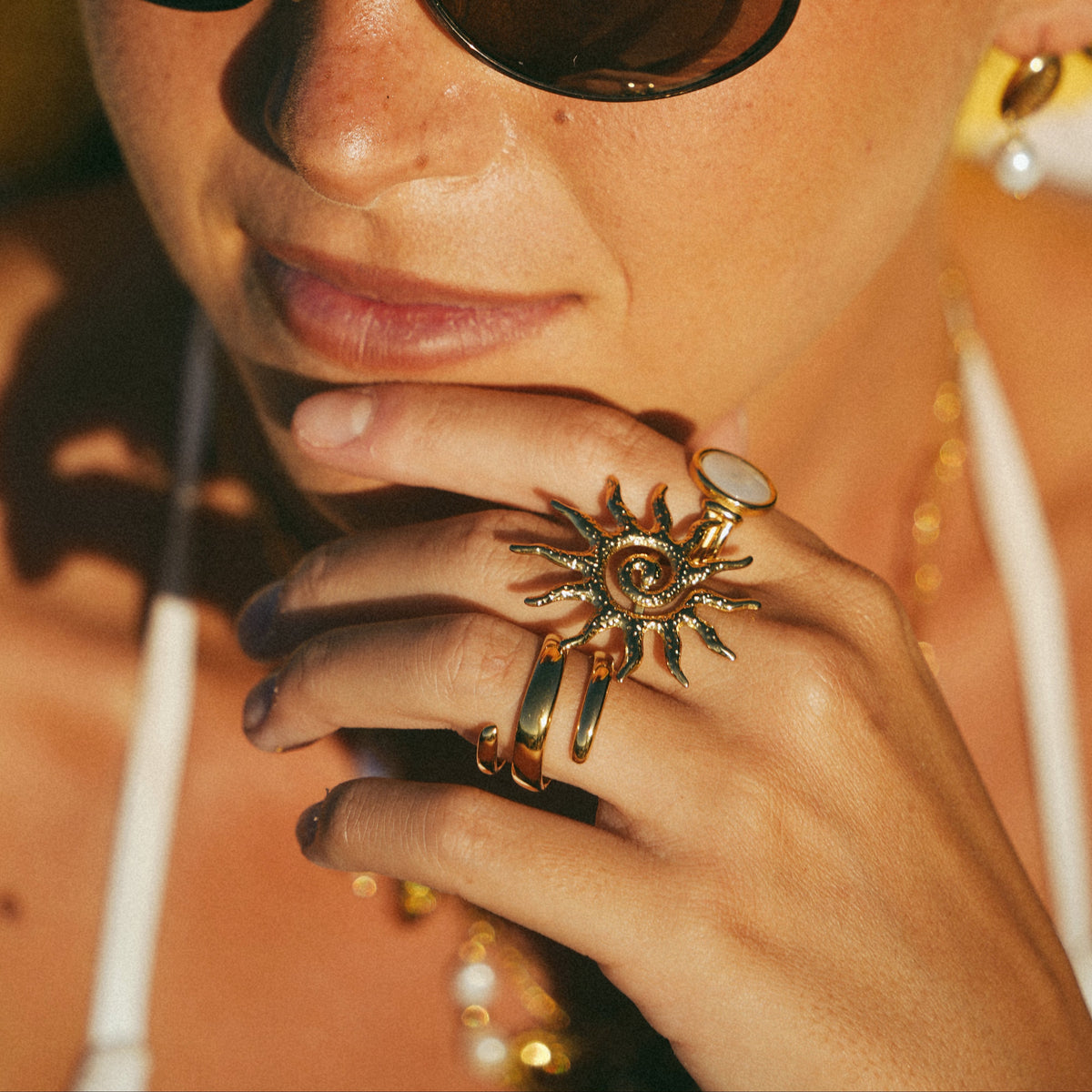 Misty Shell Ring