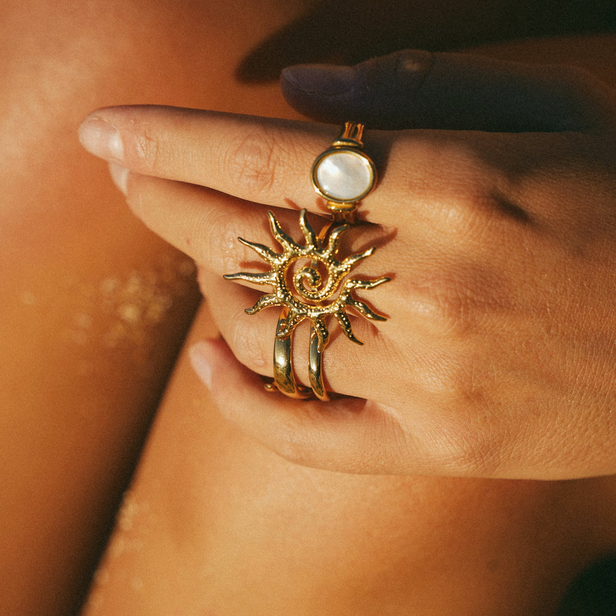 Misty Shell Ring