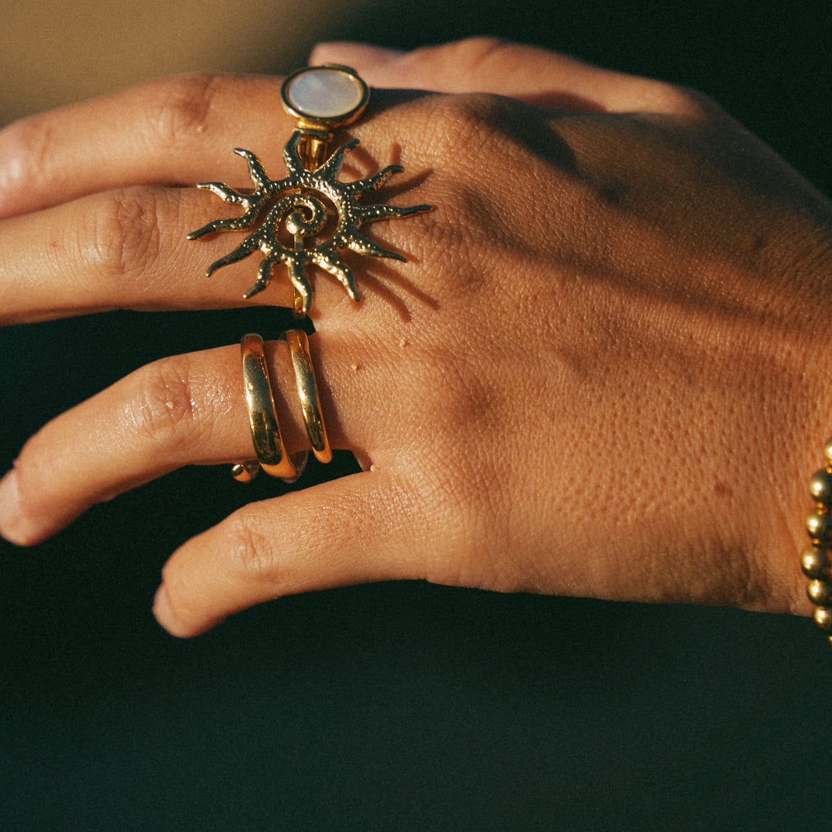 Misty Shell Ring