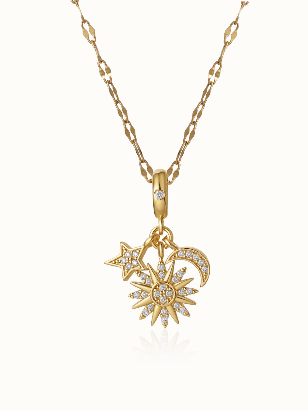 Sun Moon Star Kette Gold