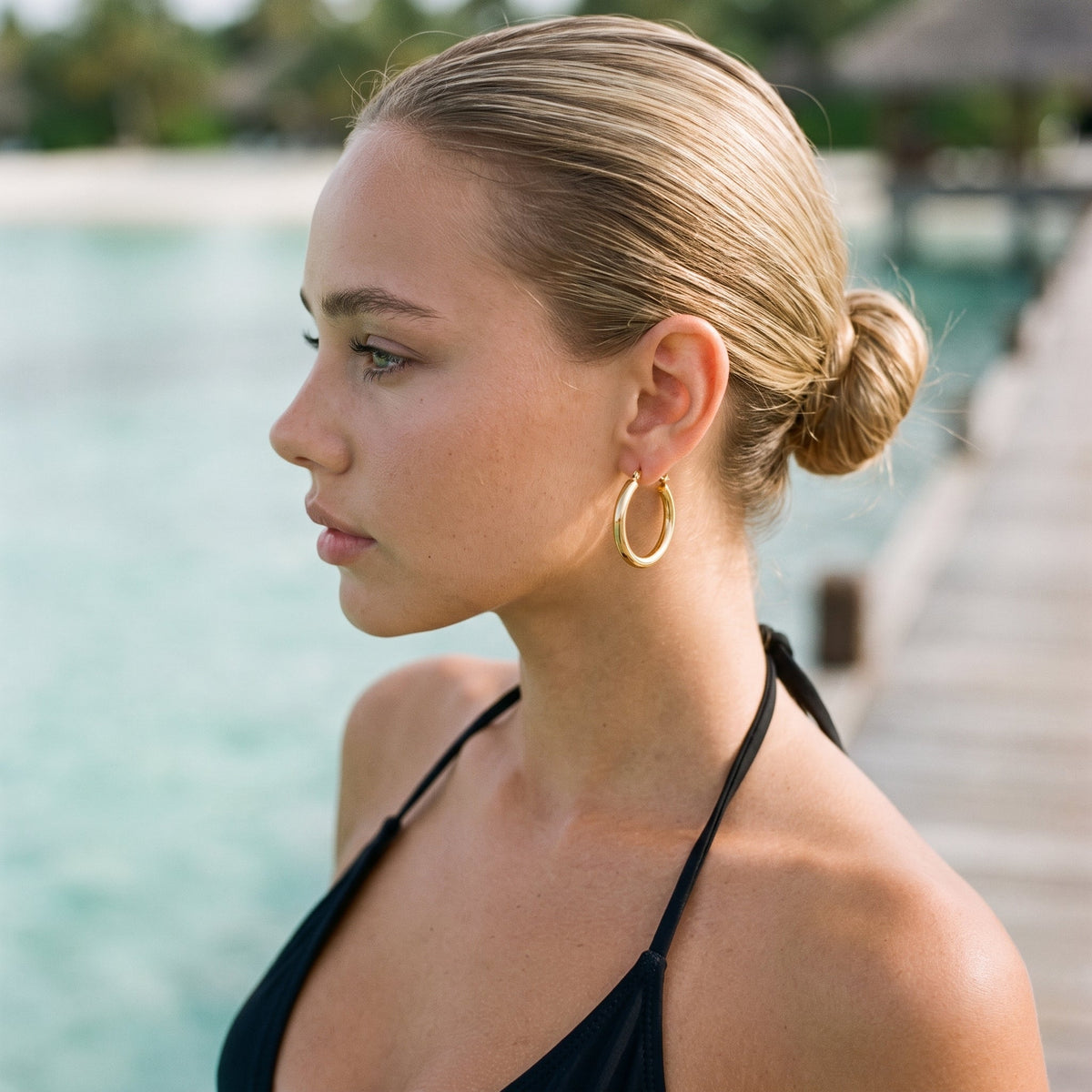 Nora Wide Hoops