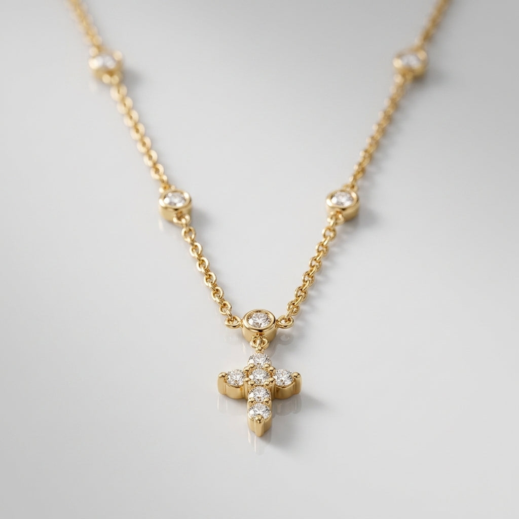 Aria Cross Necklace