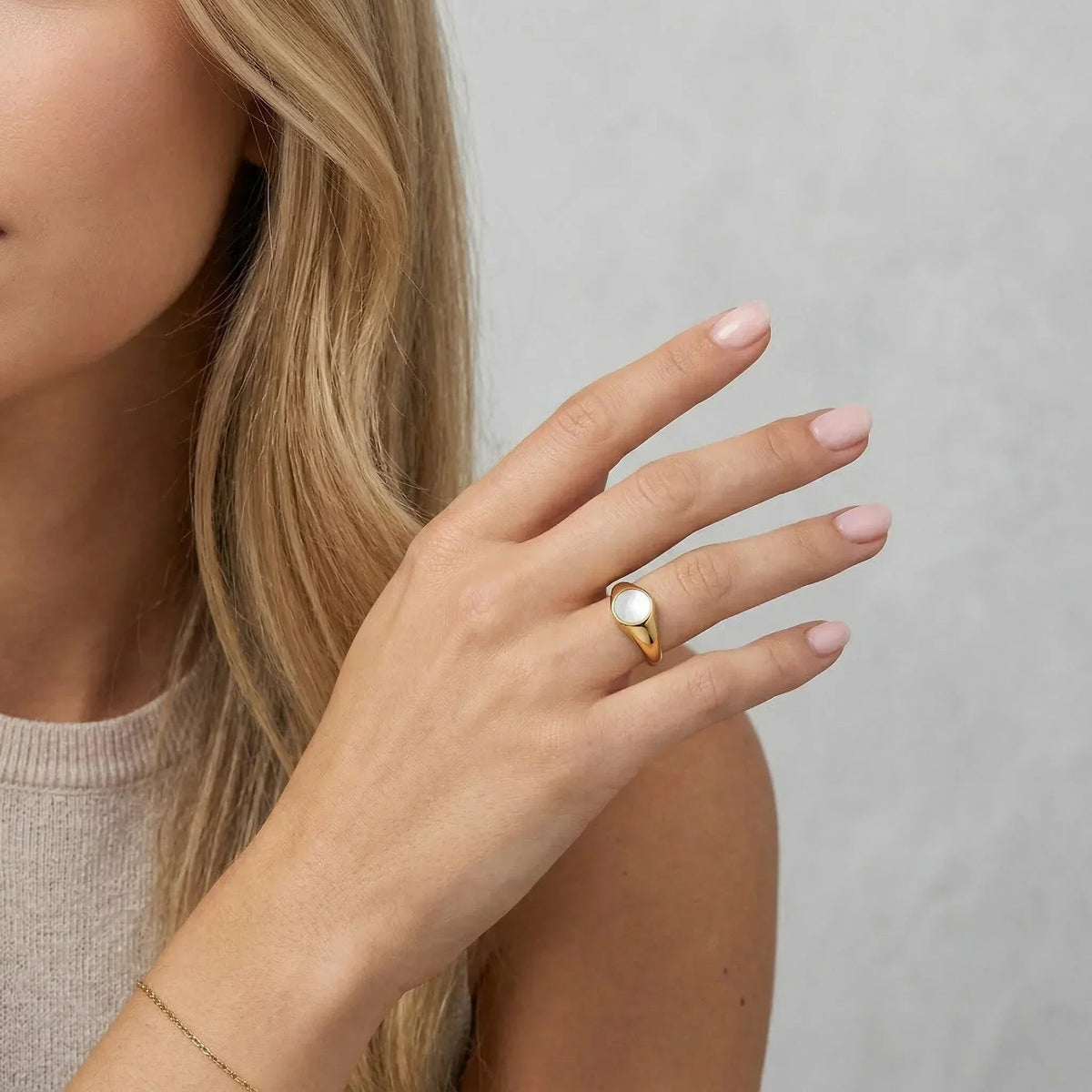 Perle Mother Of Pearl Ring