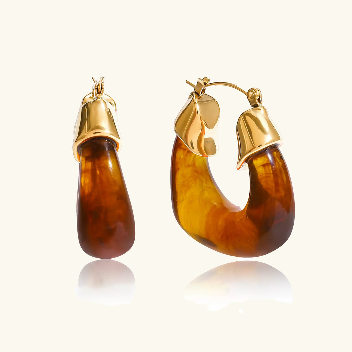 Perpetua Chunky Enamel Hoops