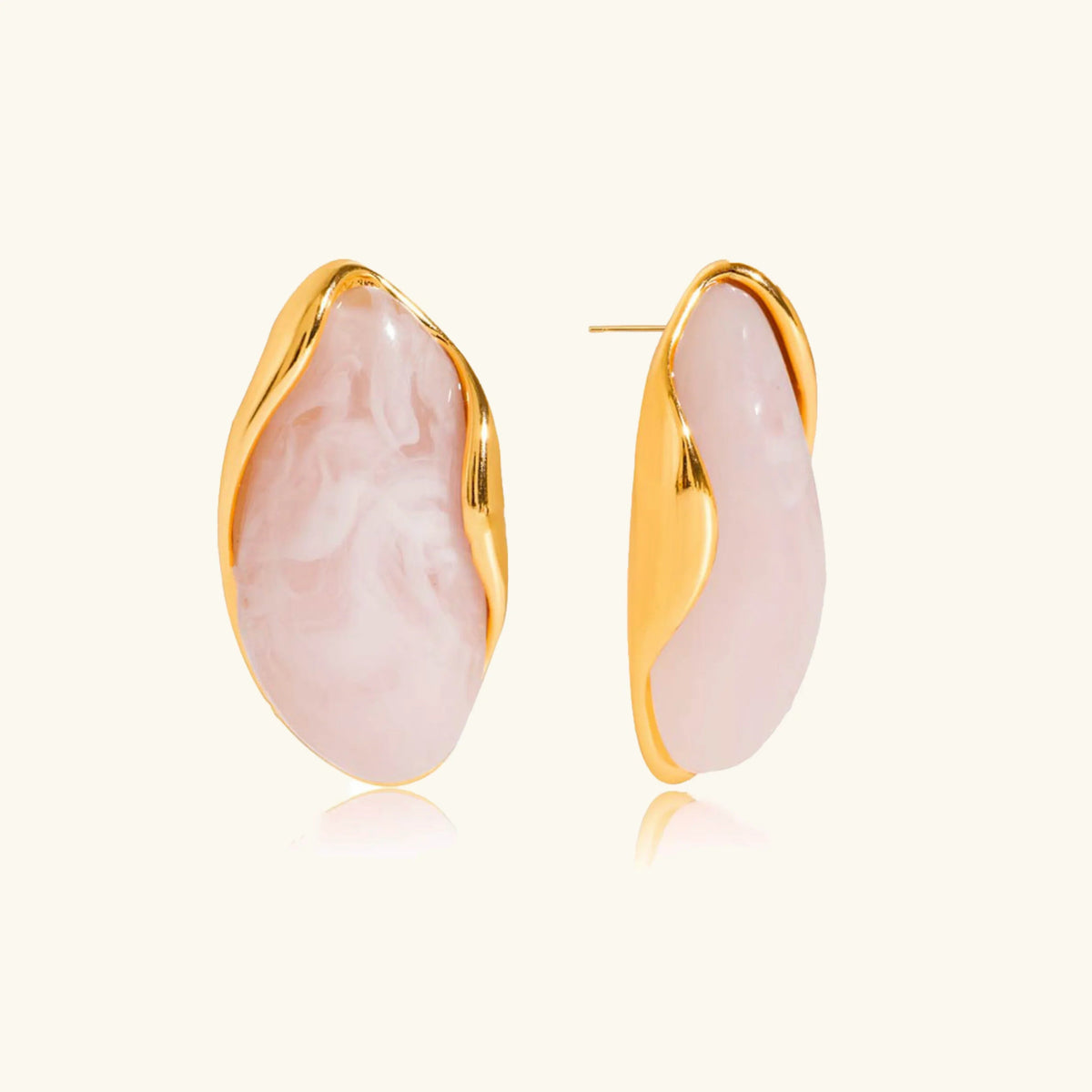 Sylvie Polished Gemstone Earrings