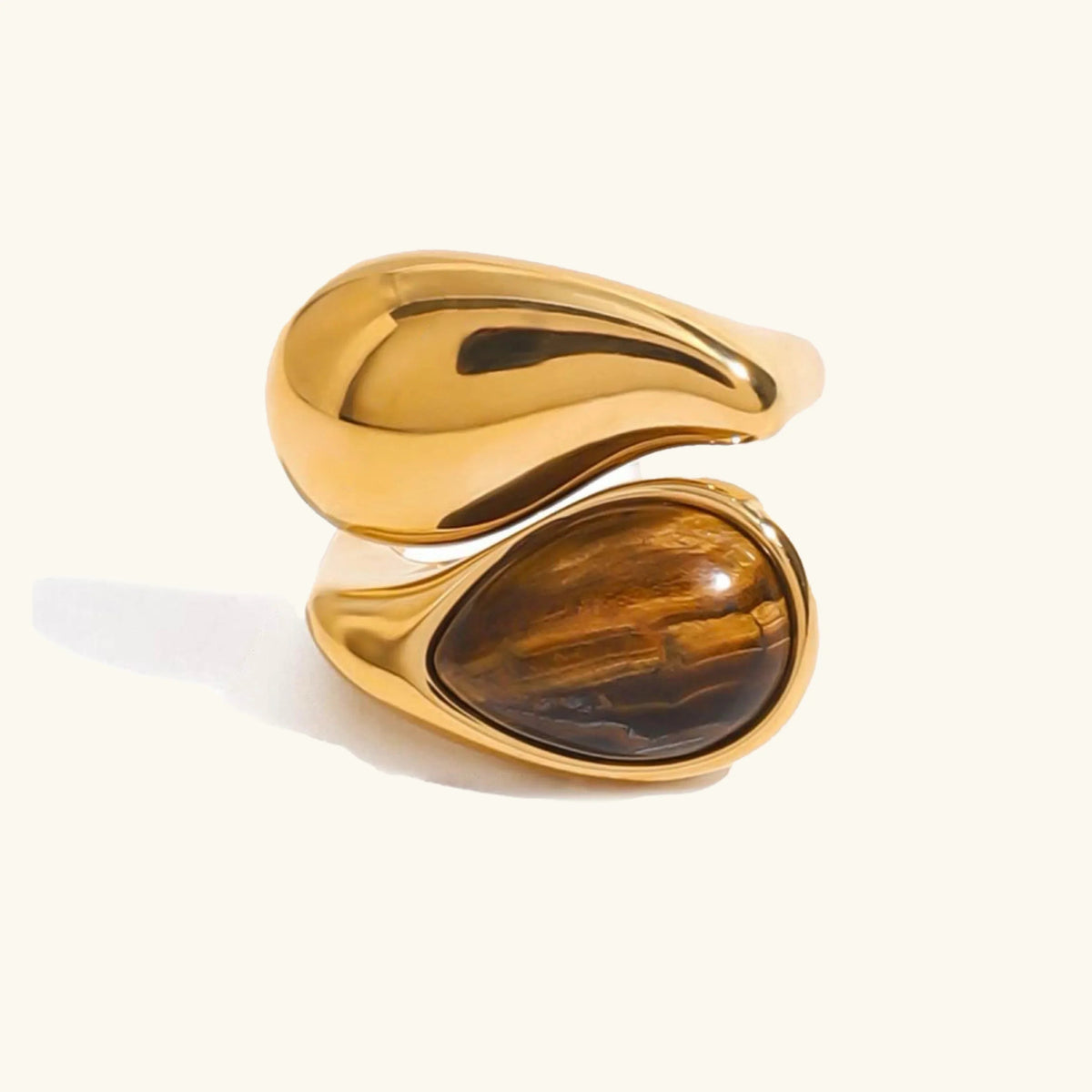 Pernille Amber Pearl Ring
