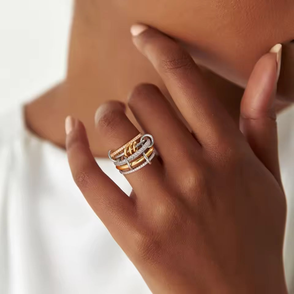 Fioretta Stacked Diamond Ring