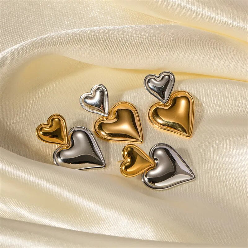Esme Heart Earrings