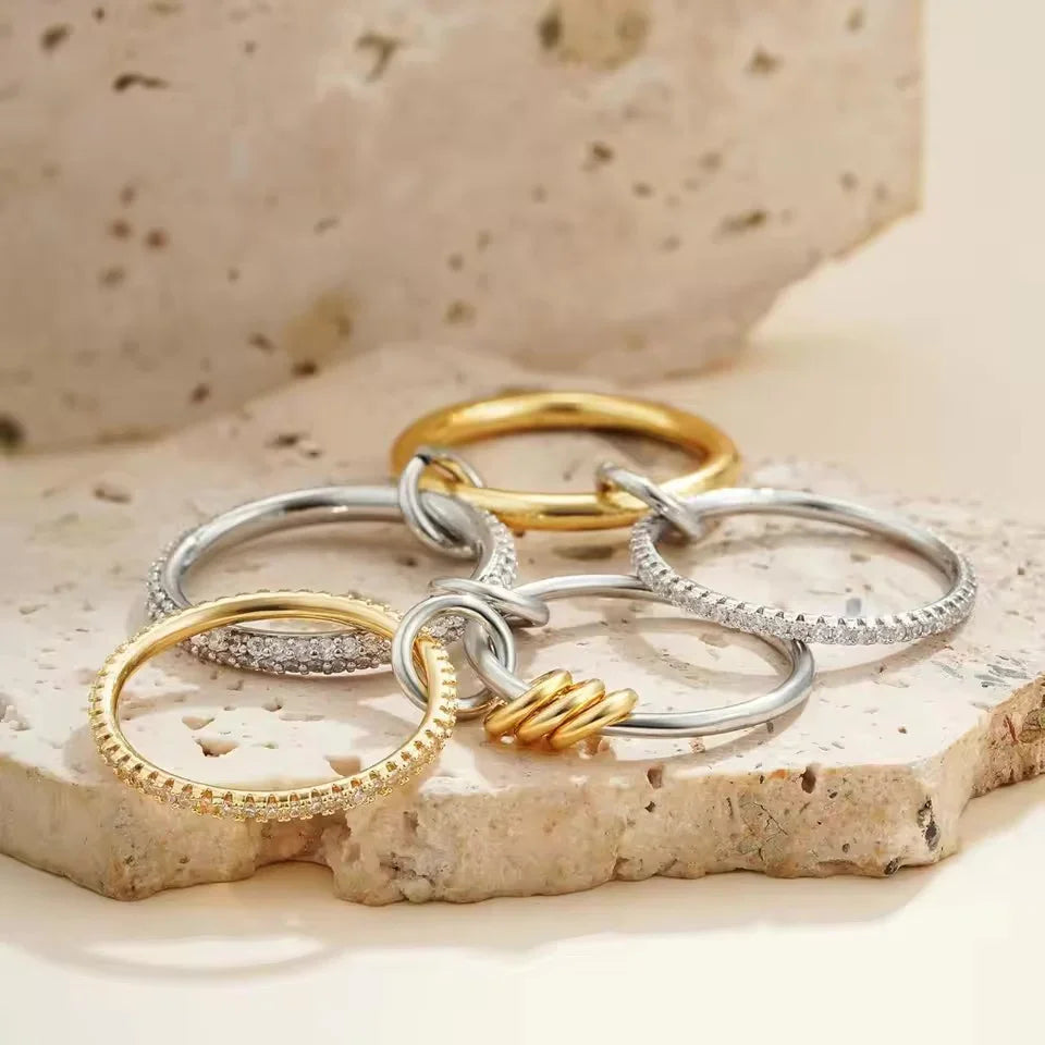 Fioretta Stacked Diamond Ring