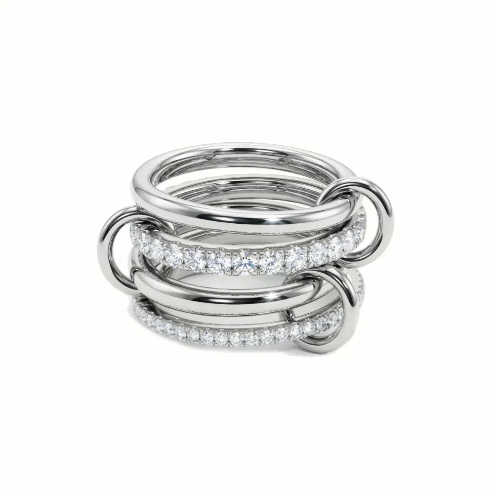 Emmeline Stacked Diamond Ring
